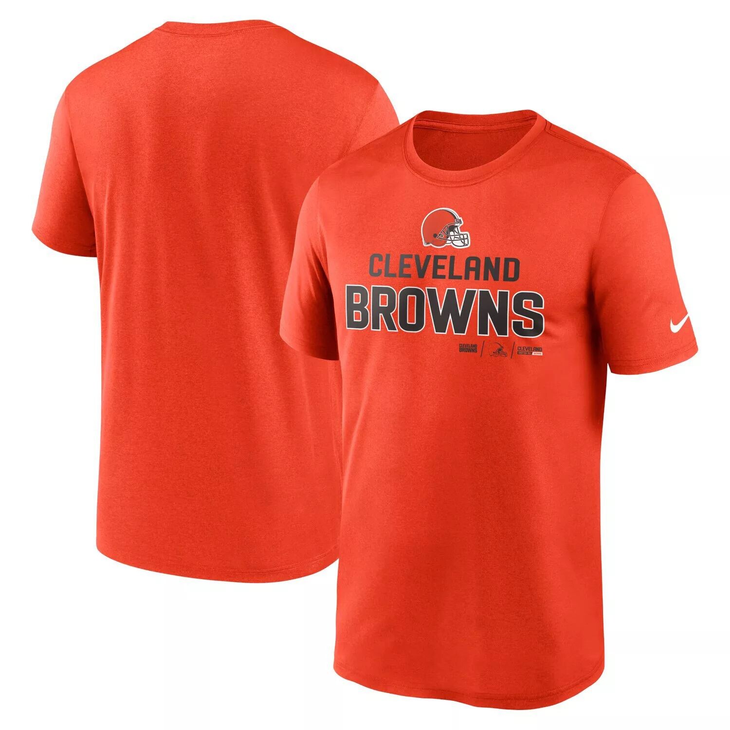 

Мужская оранжевая футболка Cleveland Browns Legend Community Performance Nike, Оранжевый, Мужская оранжевая футболка Cleveland Browns Legend Community Performance Nike