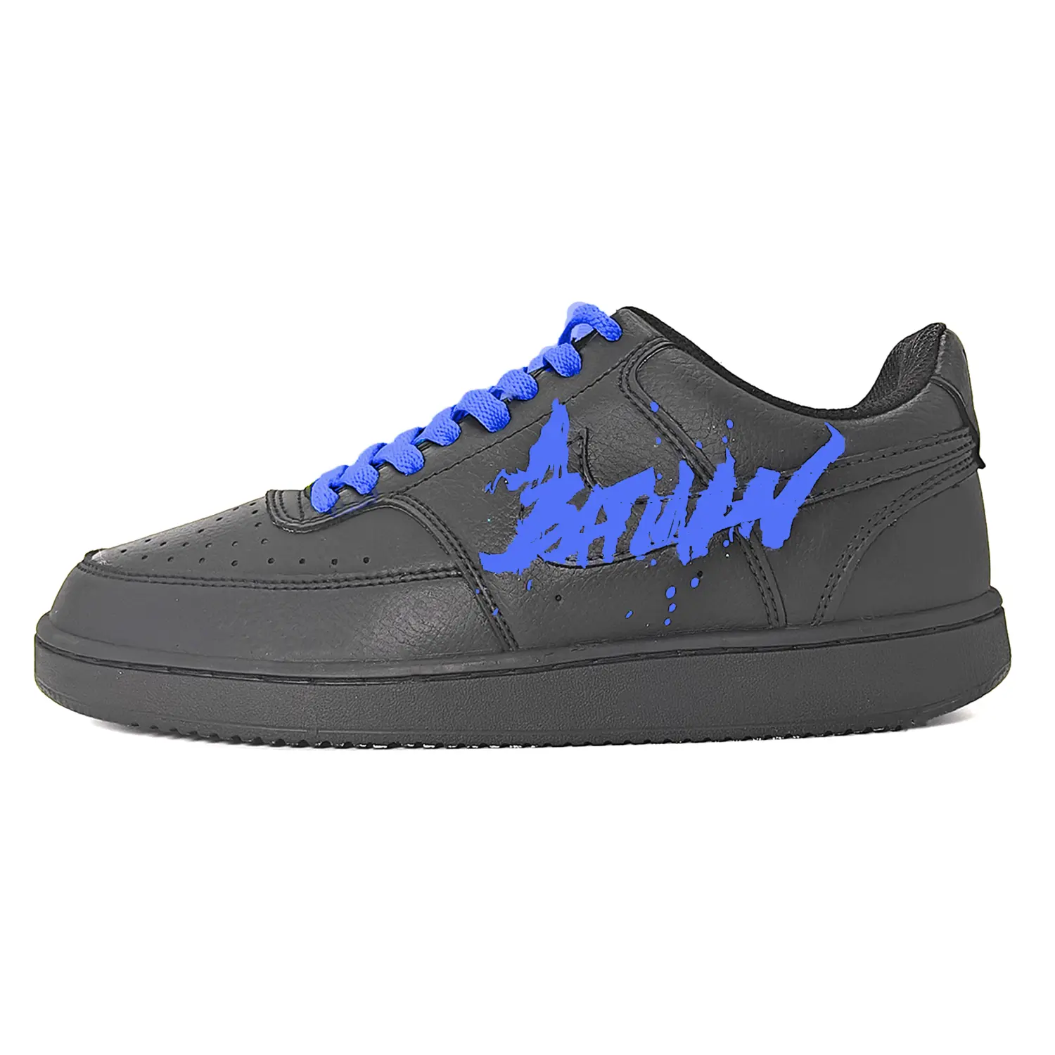 

Кроссовки для скейтбординга Court Vision Unisex Low-Top Dark Blue Black Nike