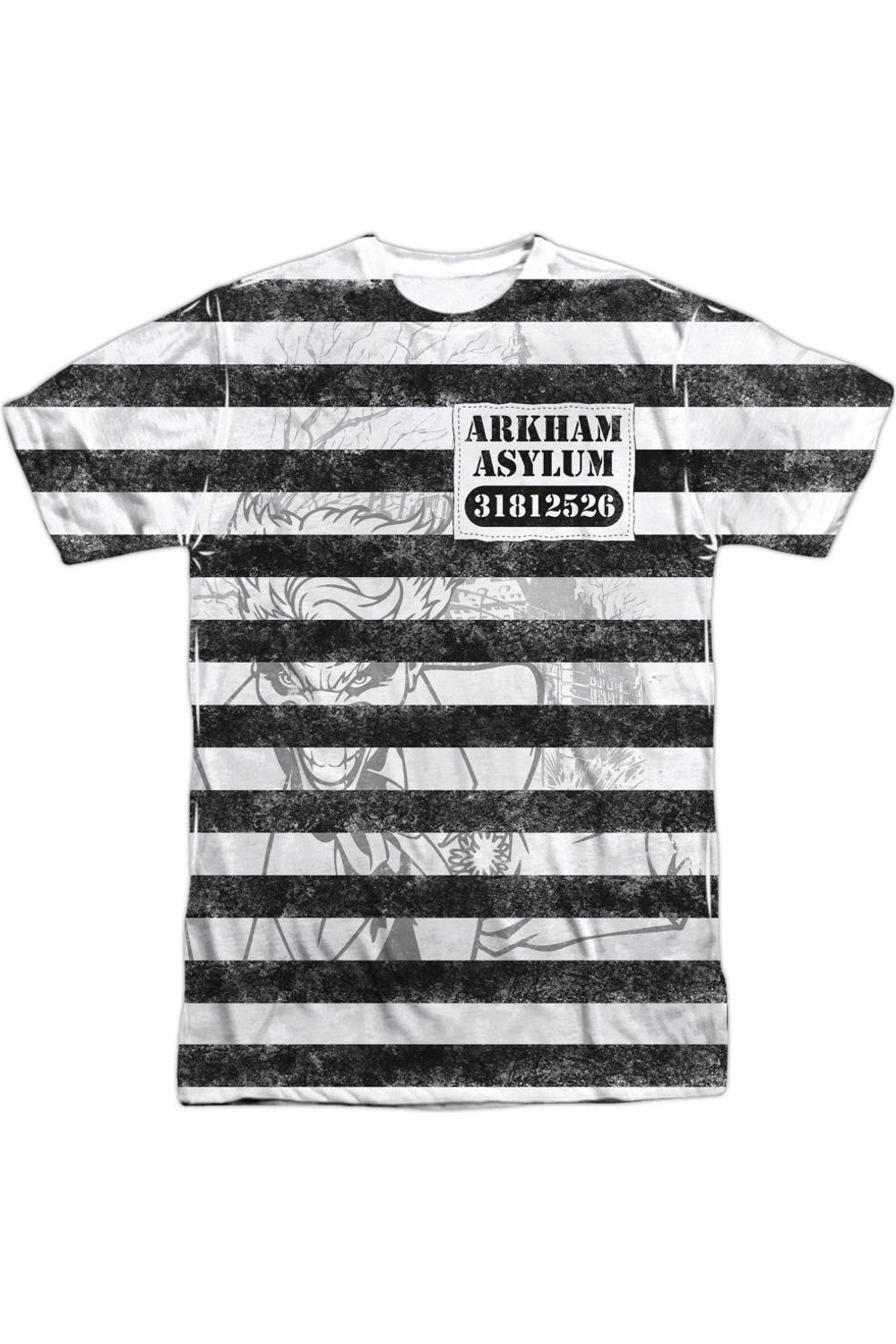 

Футболка Batman Arkhams Finest с коротким рукавом для взрослых из 100% полиэстера Gildan, белый