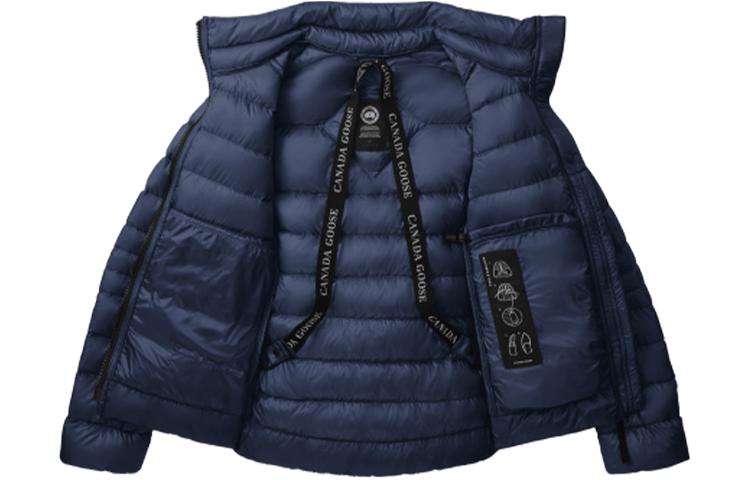 Canada Goose Куртка пуховая женская серии Cypress FW21 синяя, Marine Blue — фото 4