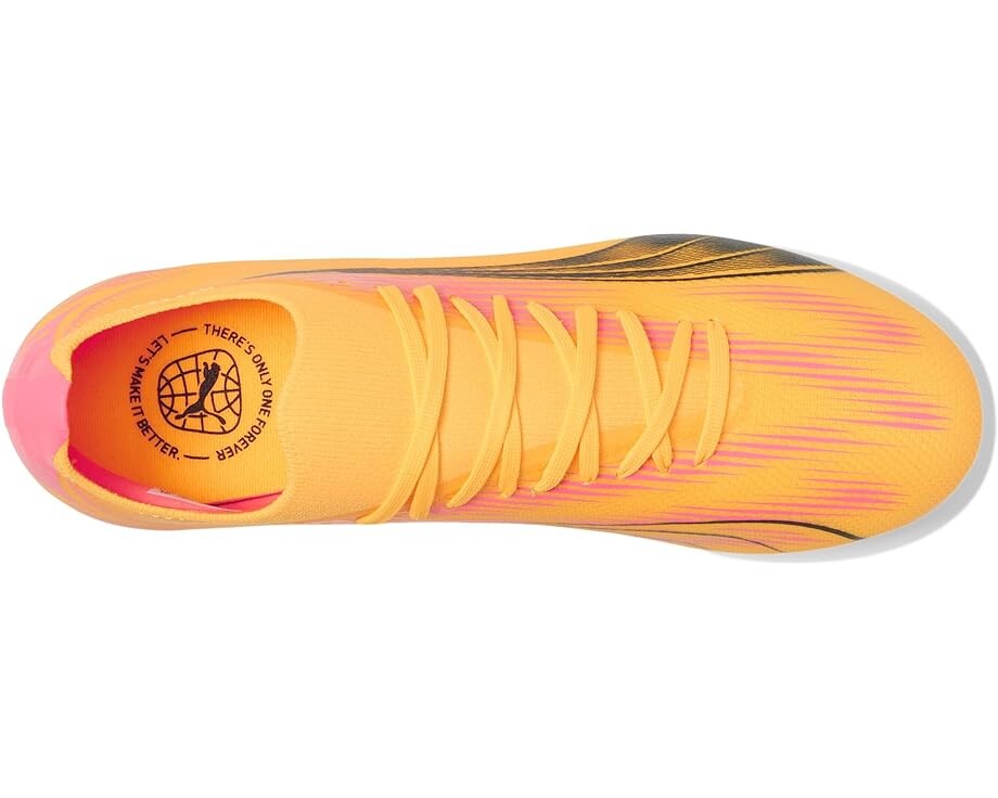 Кроссовки PUMA Ultra Match Firm Ground/Artificial Ground, цвет Sun Stream/Puma Black/Sunset Glow — фото 2