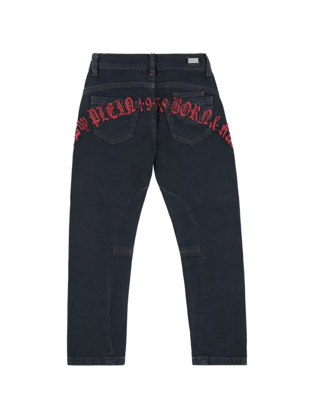 Готические брюки миланского кроя Philipp Plein Junior, синий — фото 2