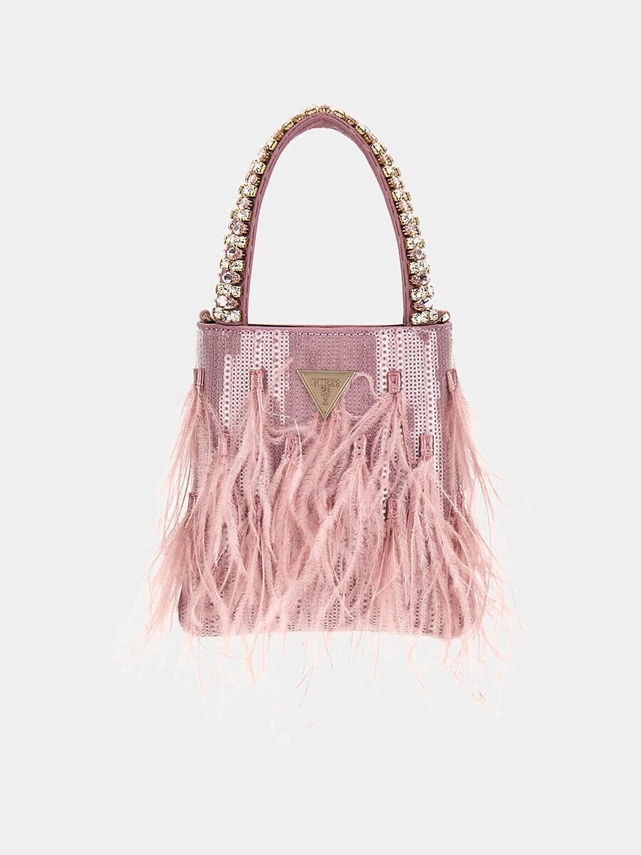 

Сумка Guess MISEA MIT FEDERN, розовый