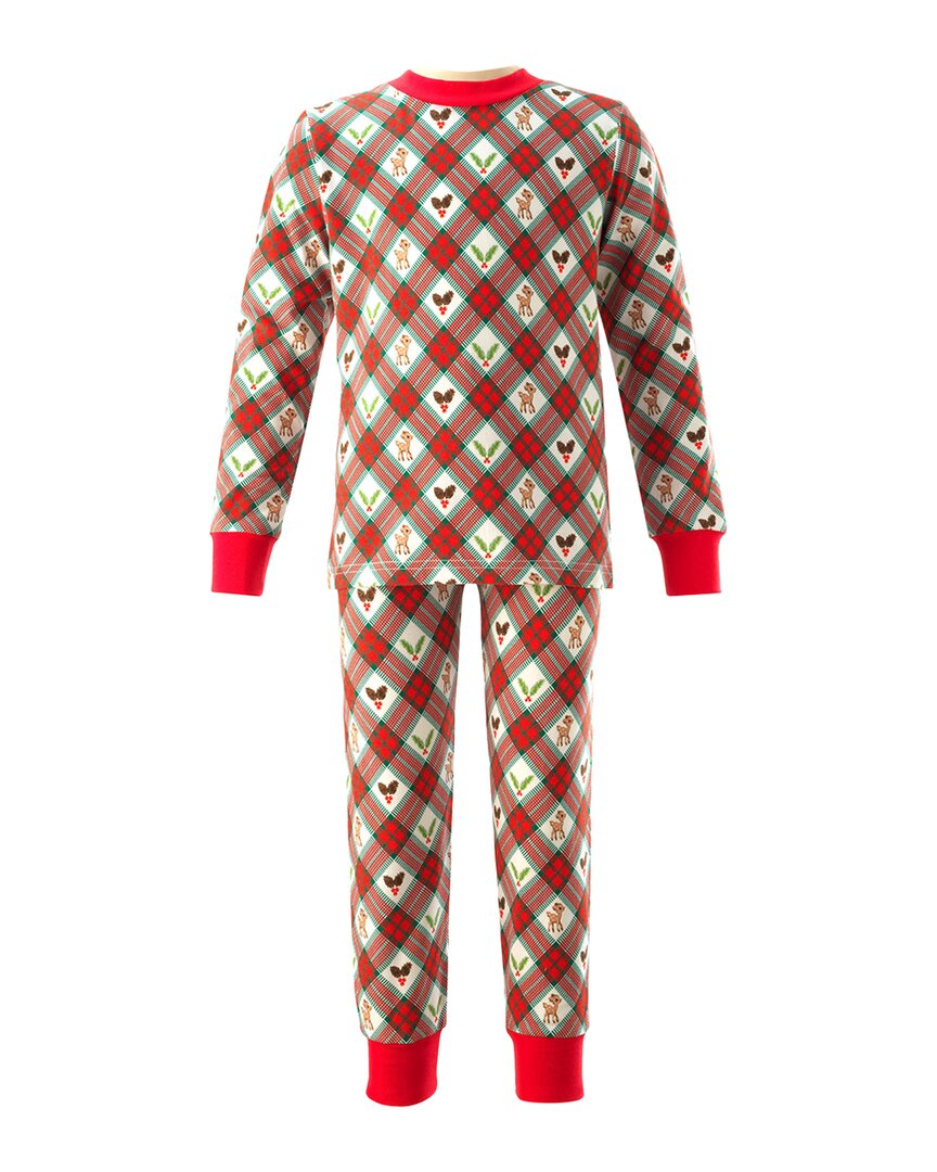 

Праздничная пижама из джерси Rachel Riley Fawn, цвет multi