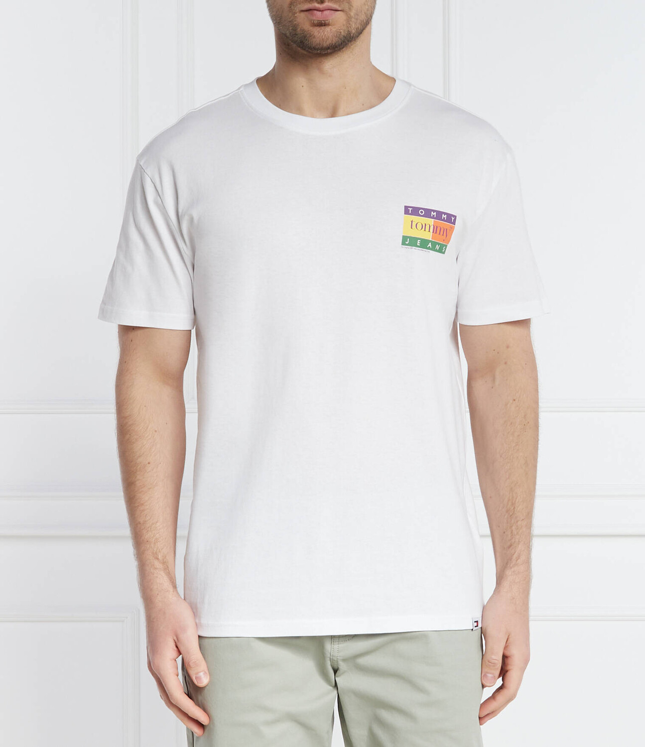 

Футболка Tommy Jeans Regular Fit, белый