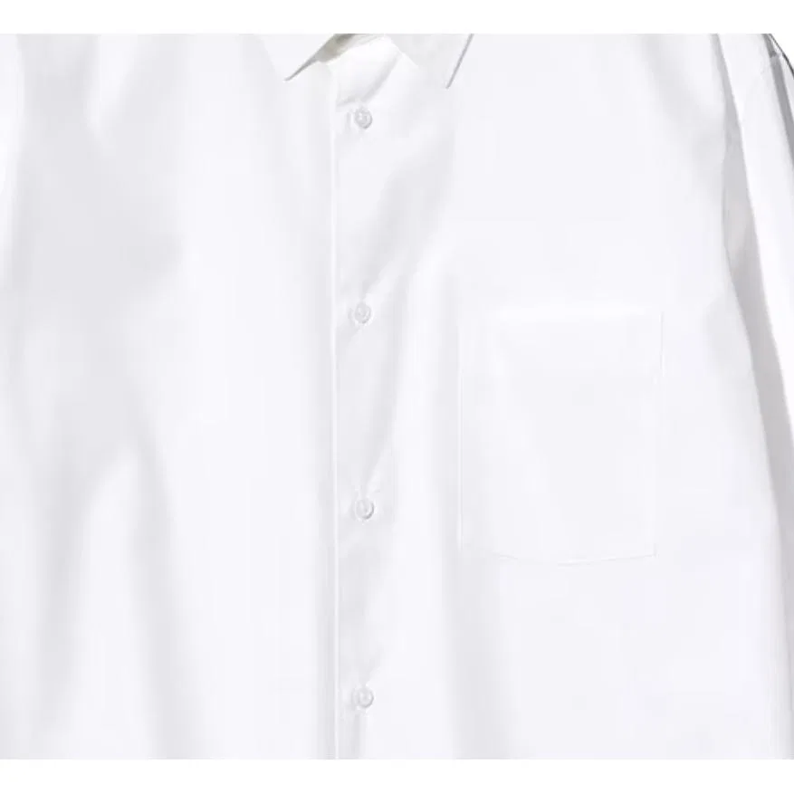 Рубашка Jil Sander SS25 мужская белая UNIQLO, White — фото 4