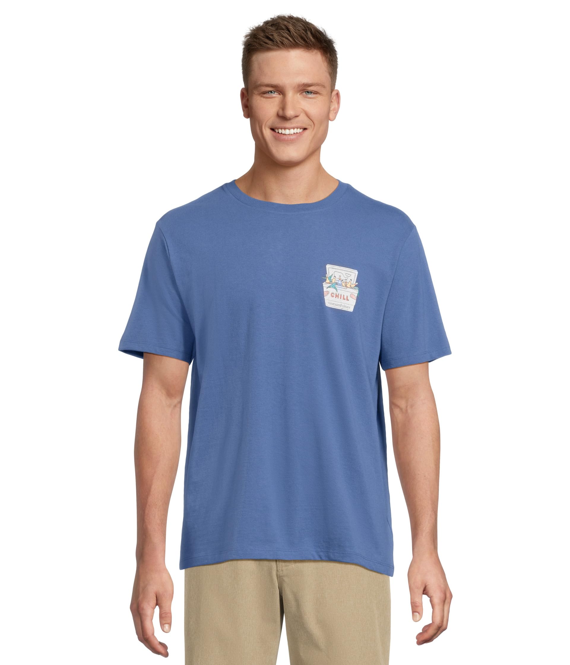 

Футболка Vineyard Vines Chill Cooler Short-sleeve Tee, цвет Moonshine
