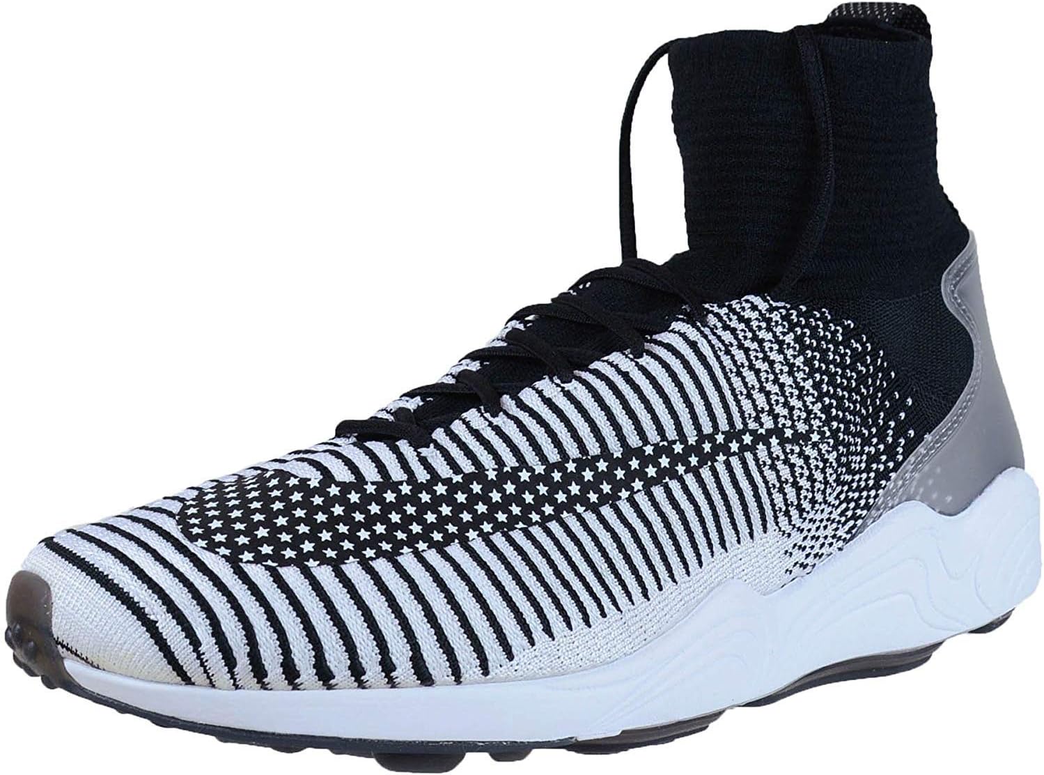 

Кроссовки Nike Zoom Mercurial XI Flyknit FC Mens fashion-sneakers 852616, Black White 002