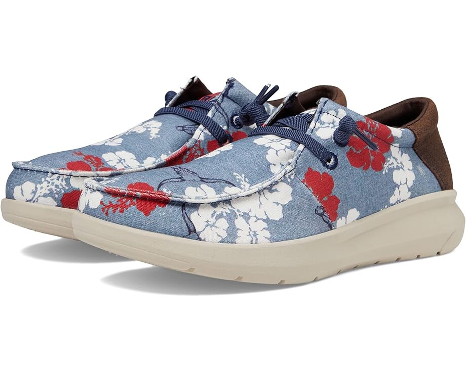 

Кроссовки Ariat Hilo Western Aloha, цвет Red White Blue Pareau Print, Серый, Кроссовки Ariat Hilo Western Aloha, цвет Red White Blue Pareau Print
