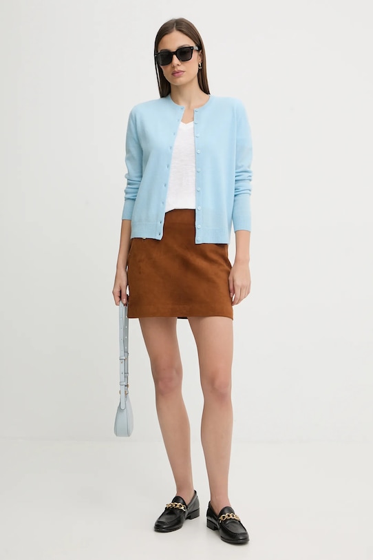 

Кожаная сумка Pinko, синий