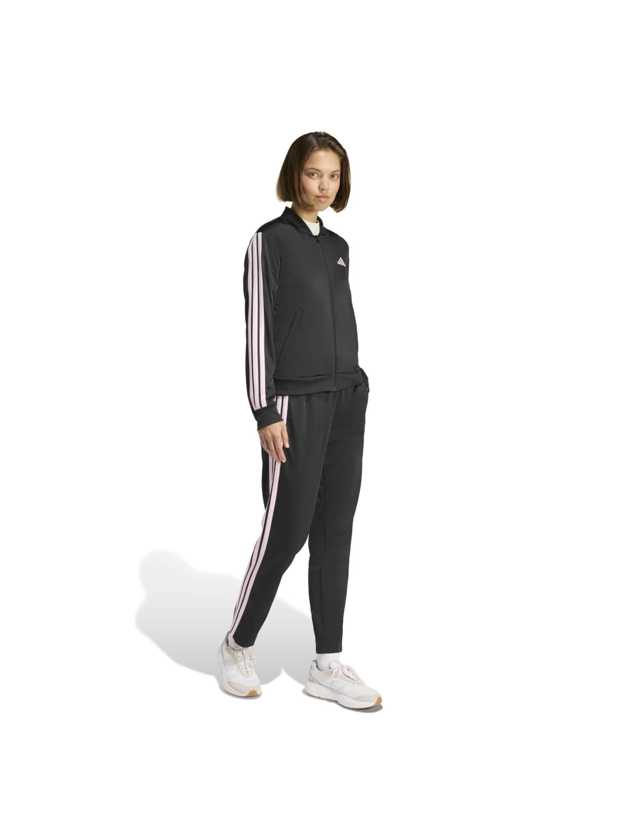 Adidas Sportswear Спортивный костюм 'Essenitals' в черном цвете — фото 2