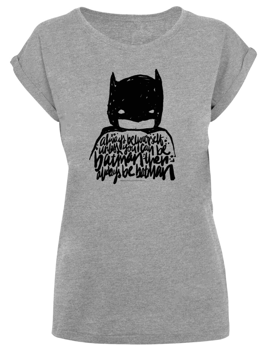 

Рубашка F4NT4STIC DC Comics Batman Always Be Yourself, пятнистый серый