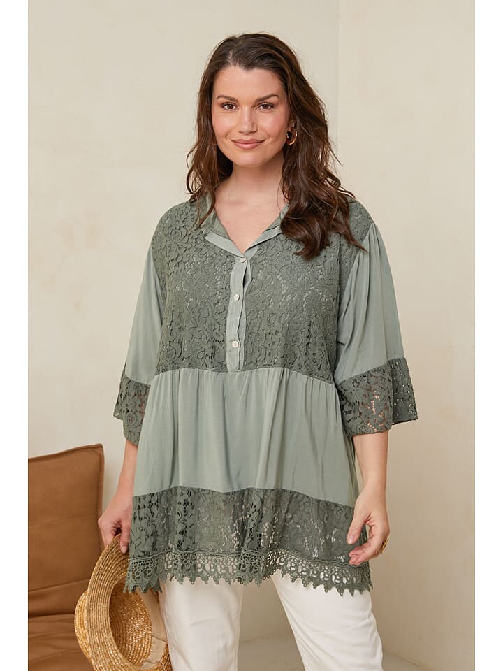 

Туника Curvy Lady, хаки