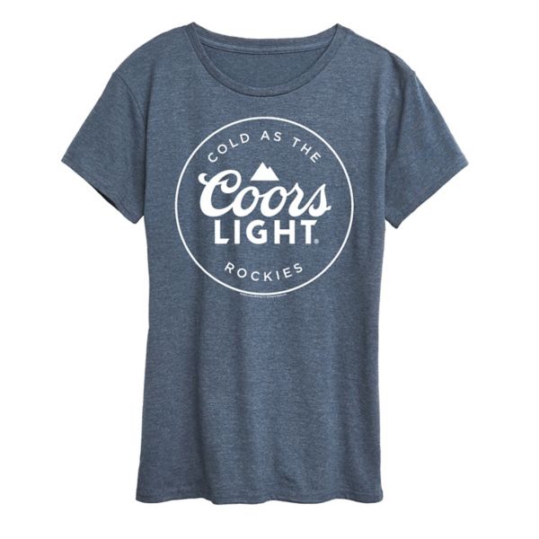 

Женская футболка с логотипом Coors Licensed Character, синий