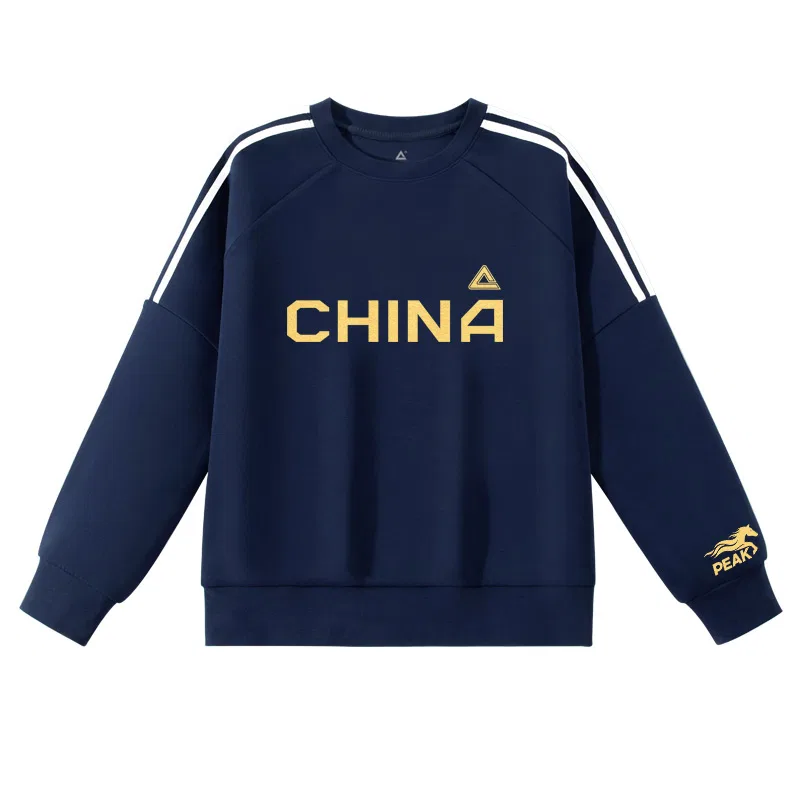 Детский свитшот с круглым вырезом Navy Blue PEAK