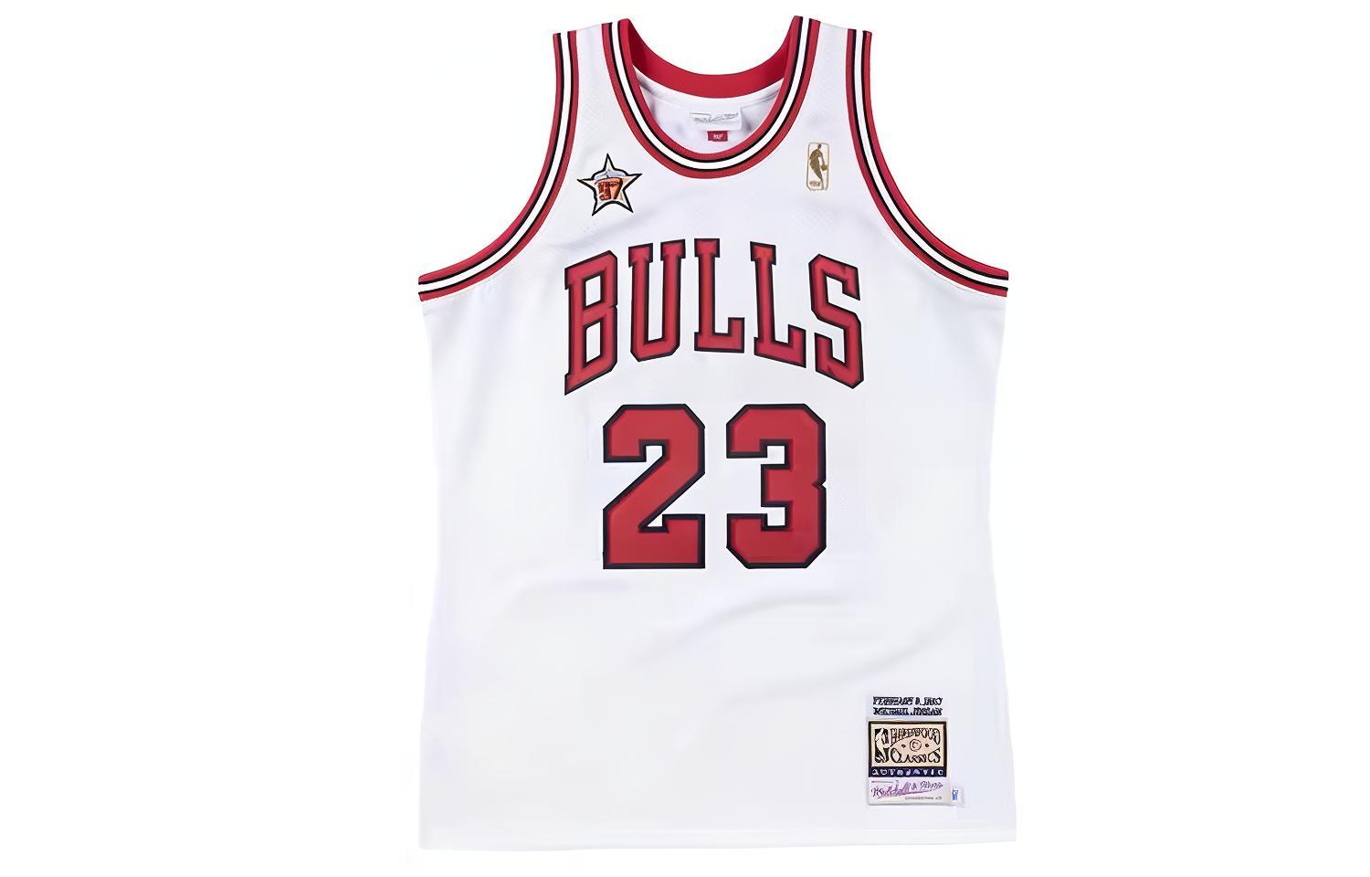 

Mitchell Ness Баскетбольная майка Mitchell & Ness, мужская, белый