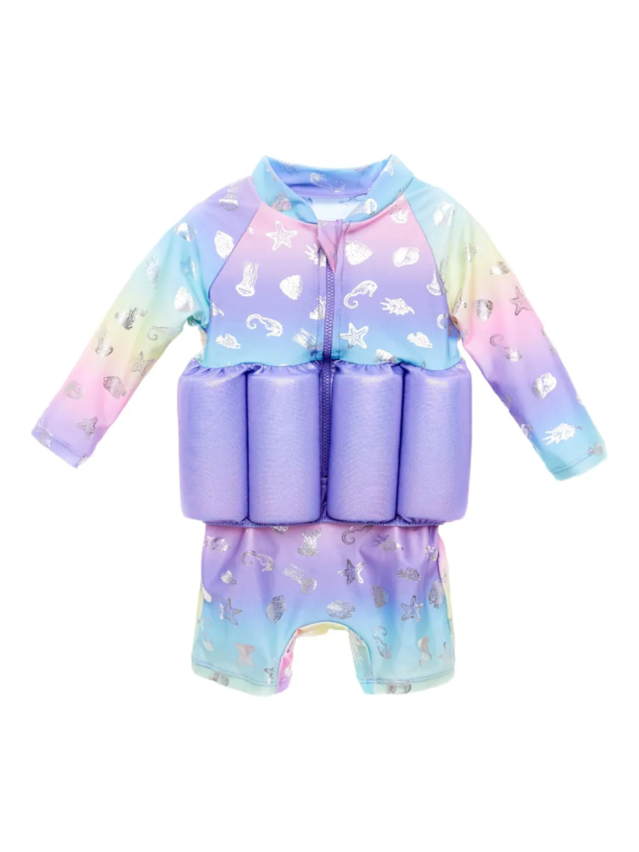 

SOLISWIM KIDS поплавок с принтом в морском стиле, фиолетовый