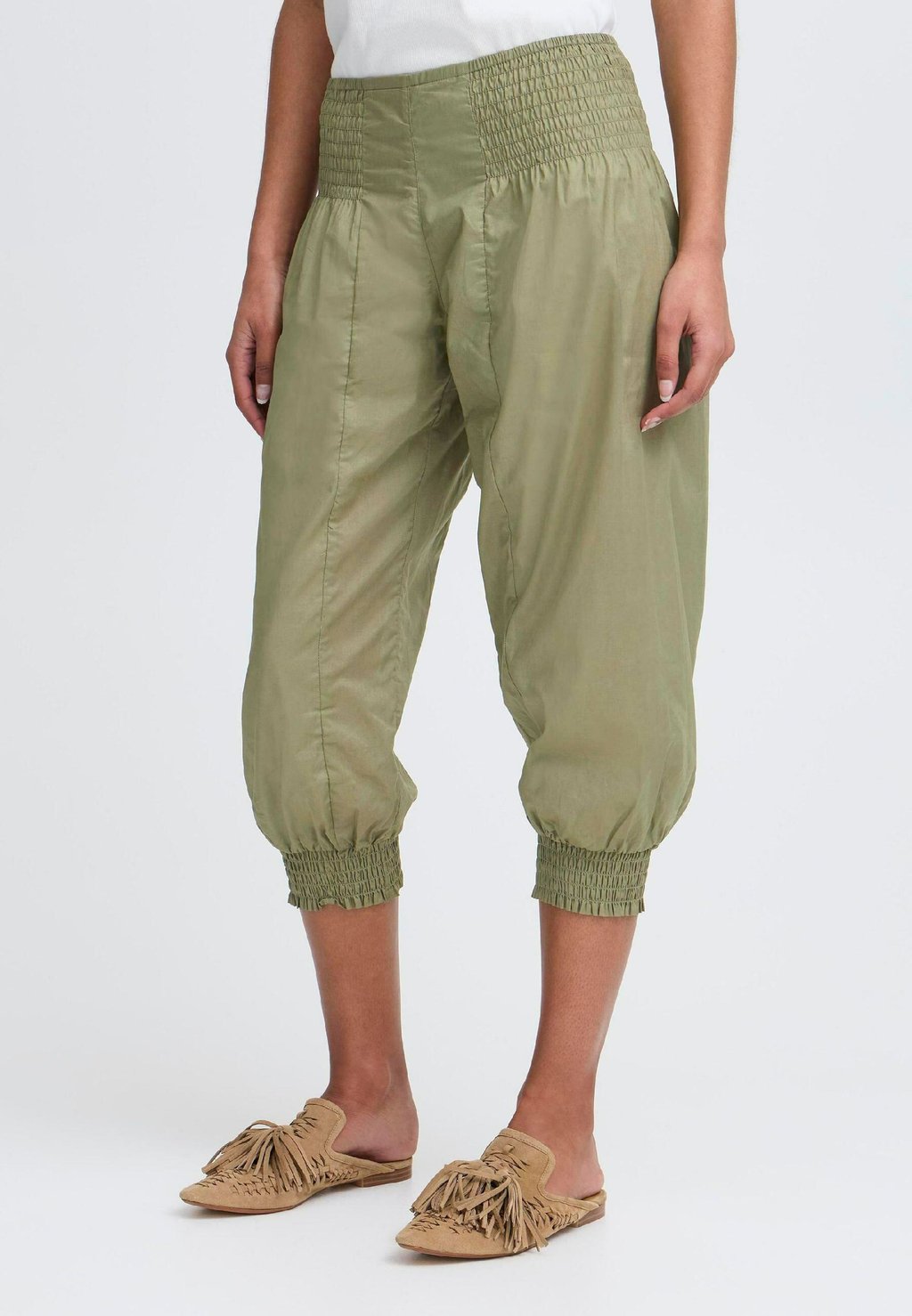 

Шорты JILL WIDE CAPRI PULZ, цвет Deep Lichen Green