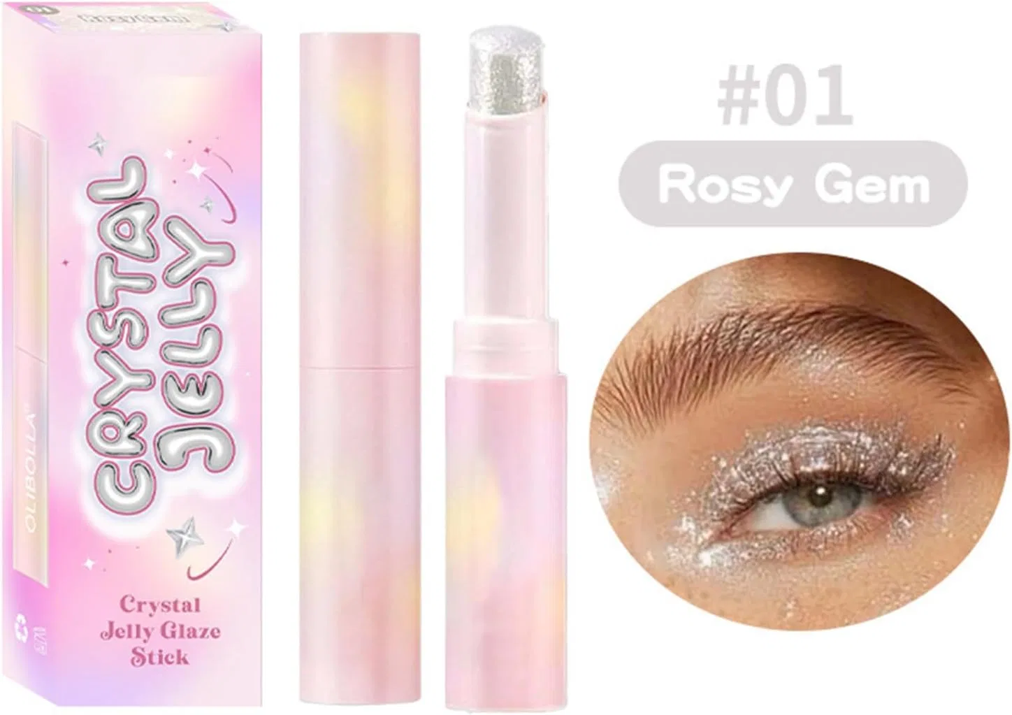 Тени для век Crystal Jelly Glaze Stick, Chiuk, 1 шт. — фото 3