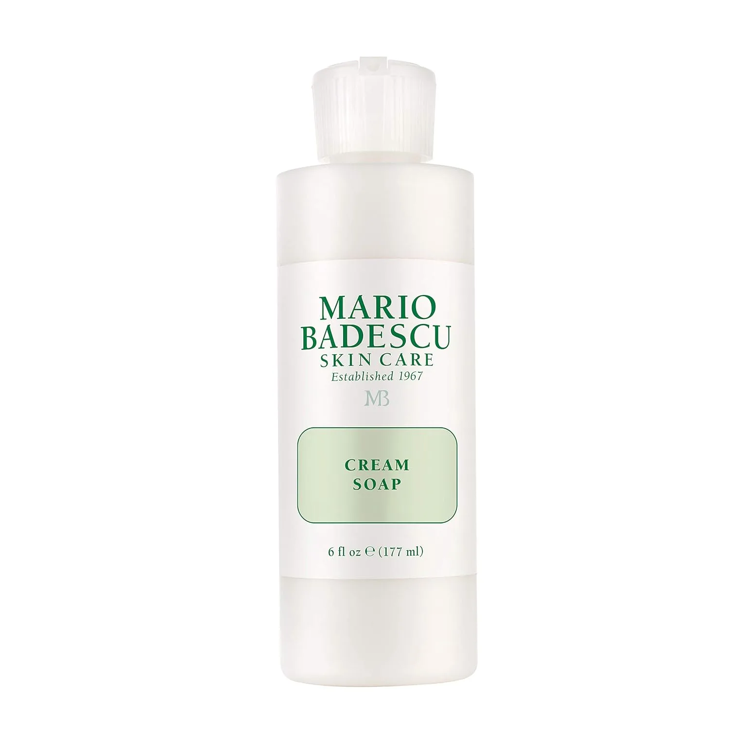 Mario Badescu Cream Soap - безмасляный и без отдушек мягкий очищающий крем для лица для женщин и мужчин 177 мл (1 шт.)