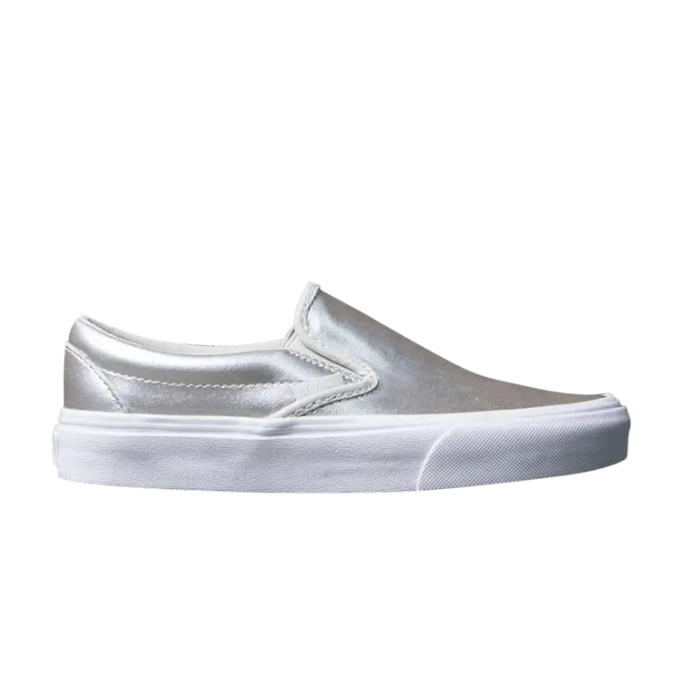 

Шлепанцы Vans Classic Slip-On Metallic Silver, серебряный