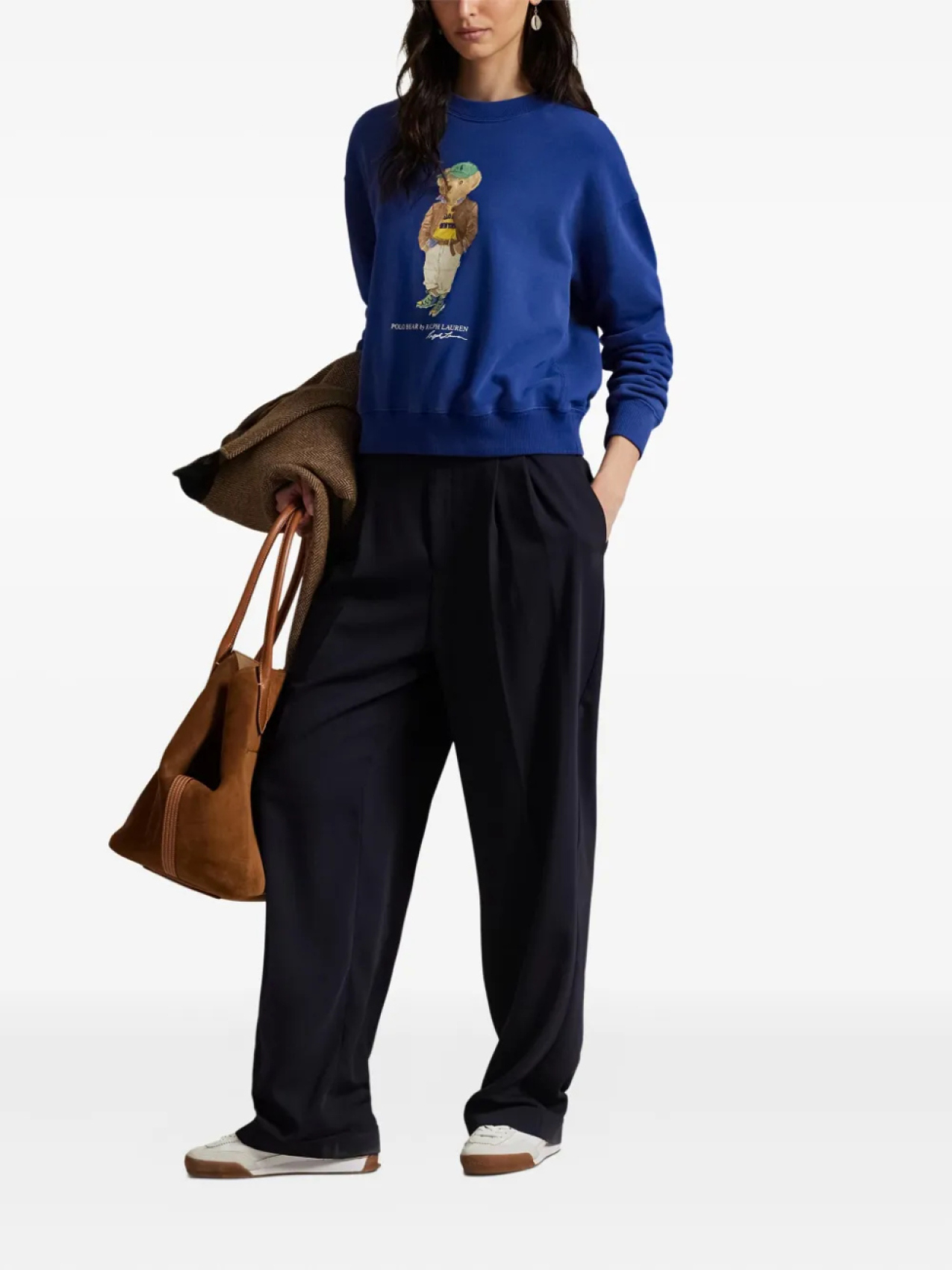 Толстовка Polo Bear с круглым вырезом Polo Ralph Lauren, синий — фото 2