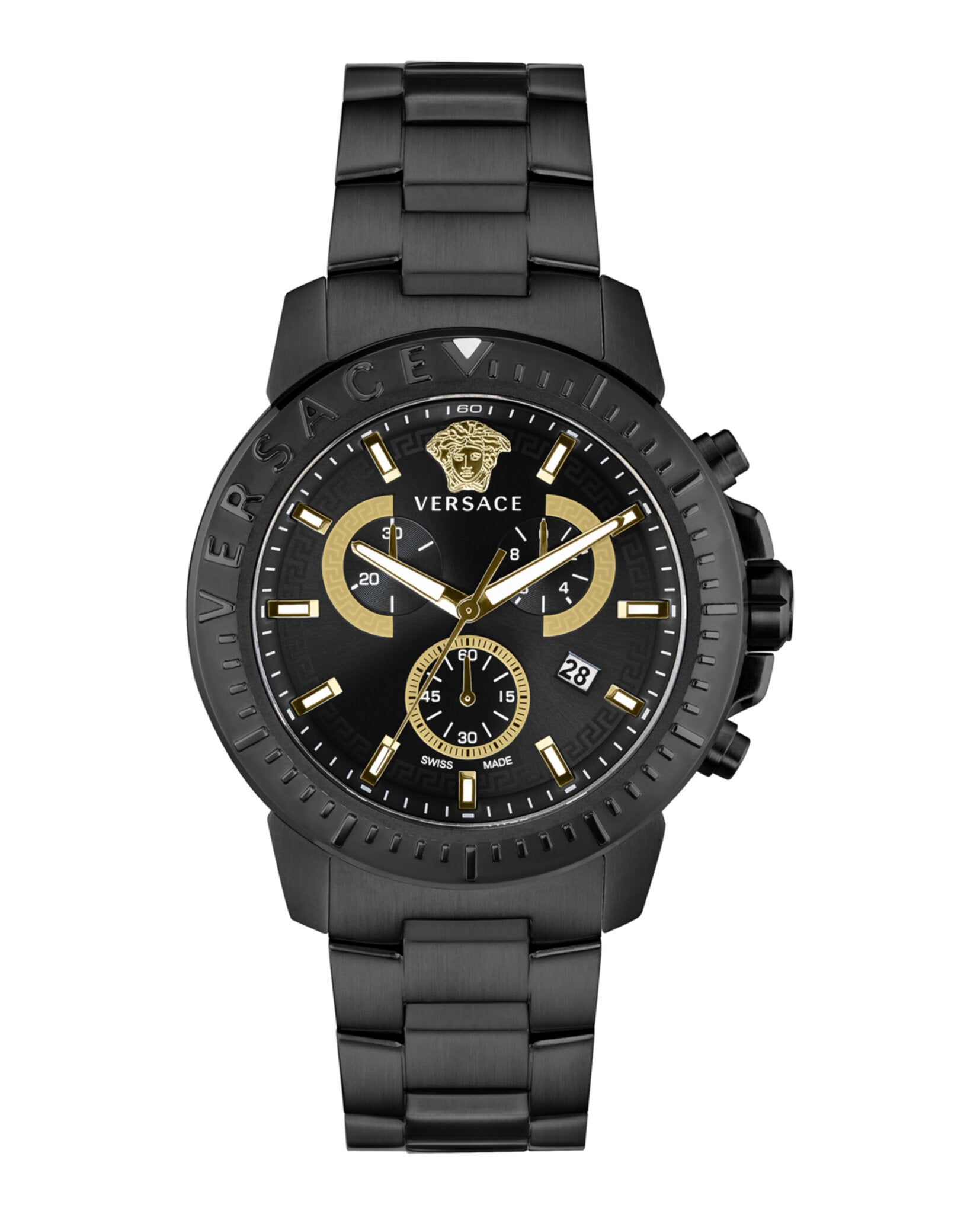 

Новые часы-браслет Chrono Versace, черный