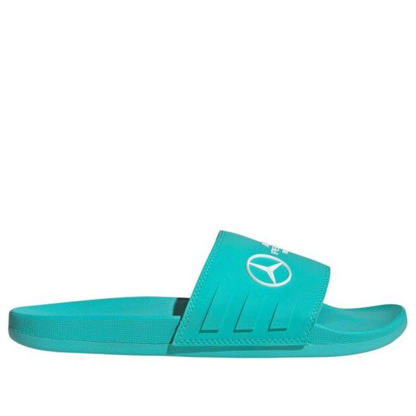 Тапочки x mercedes amg adilette slides Adidas, синий — фото 2