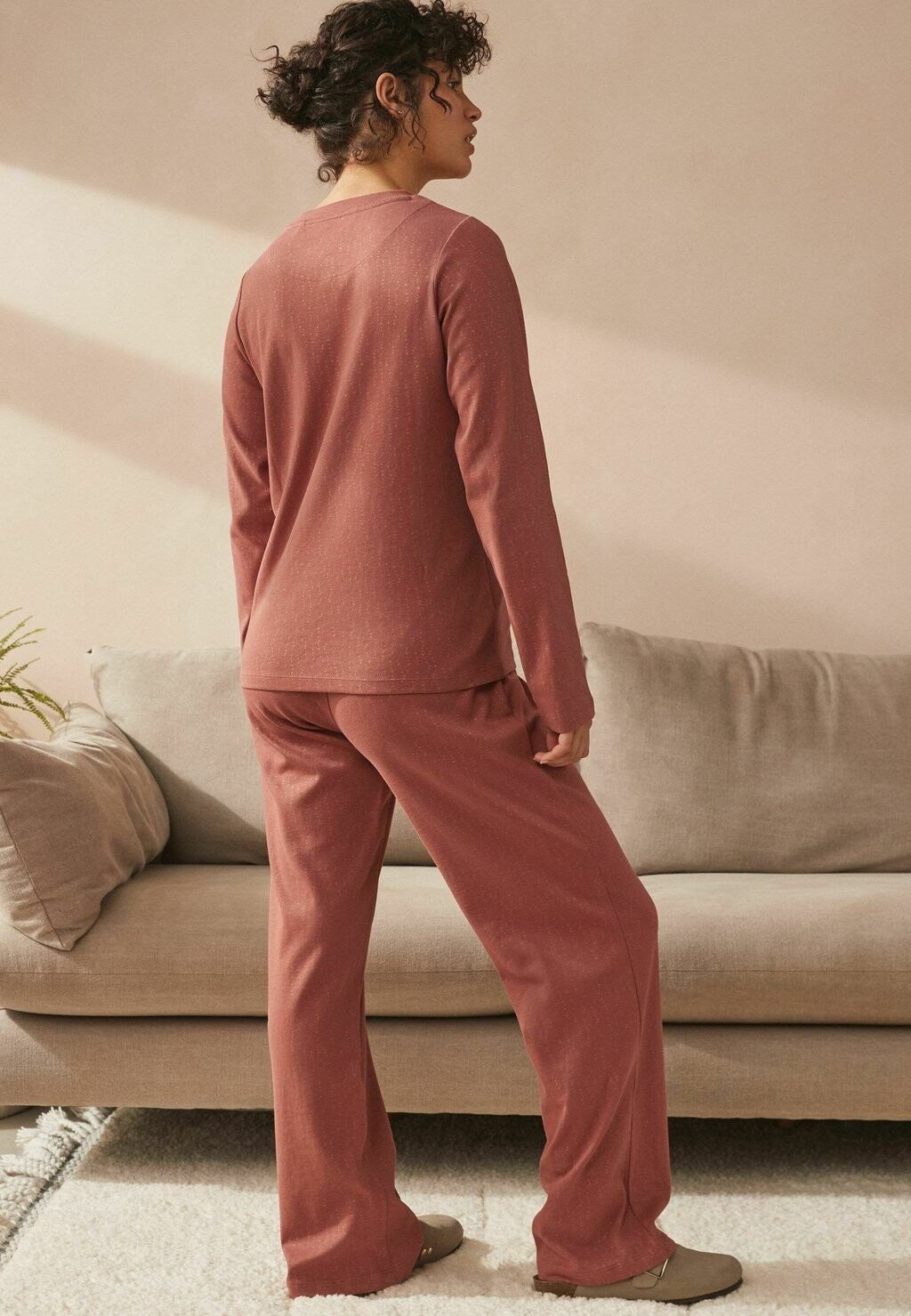 

Пижамный комплект LONG SLEEVE REGULAR FIT Next, розовый