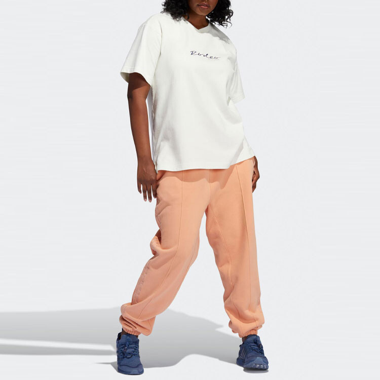 Трикотажные спортивные штаны унисекс красновато-розовые Adidas Originals, красный/розовый — фото 3
