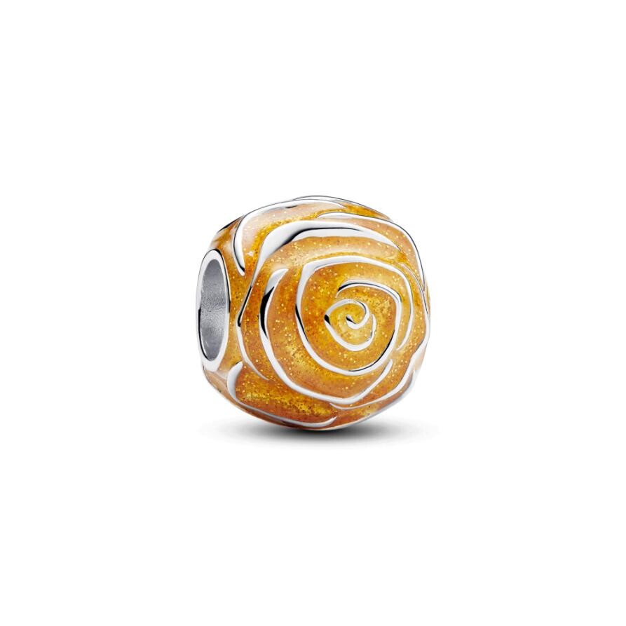 

Шарм Yellow Rose in Bloom Pandora, стерлинговое серебро