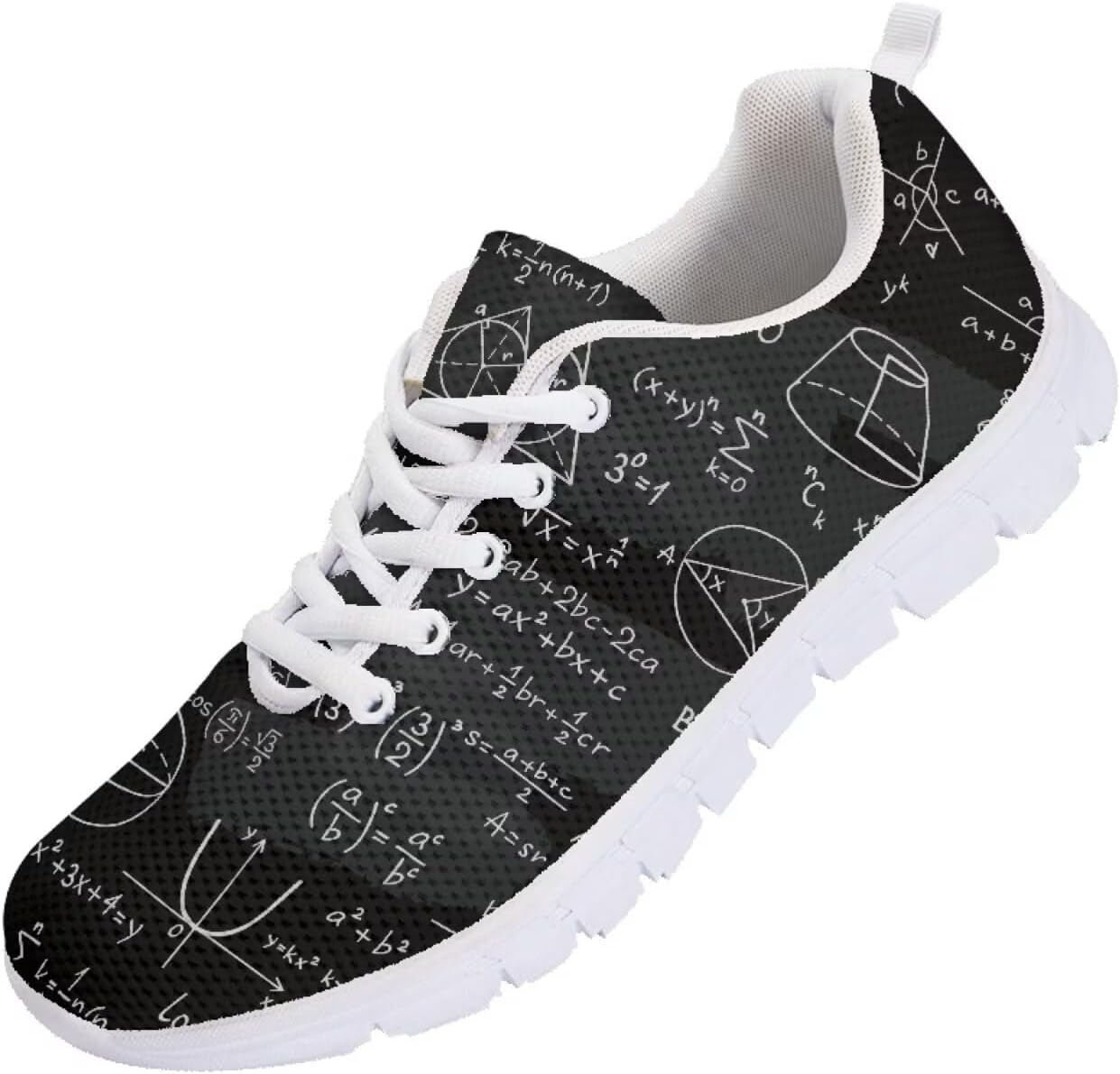 

Мужские кроссовки Funnydude Funny Print для прогулок, тенниса, легкие повседневные кеды для спортзала, путешествий и работы, Math