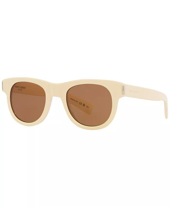 

Солнцезащитные очки унисекс SL 571 YS000486 Saint Laurent, слоновая кость