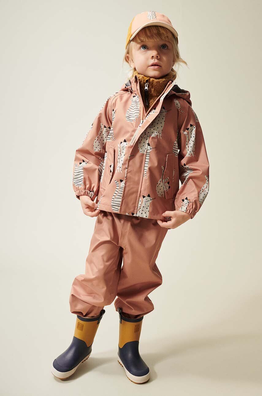 

Детские непромокаемые брюки Liewood Manu Pants, розовый