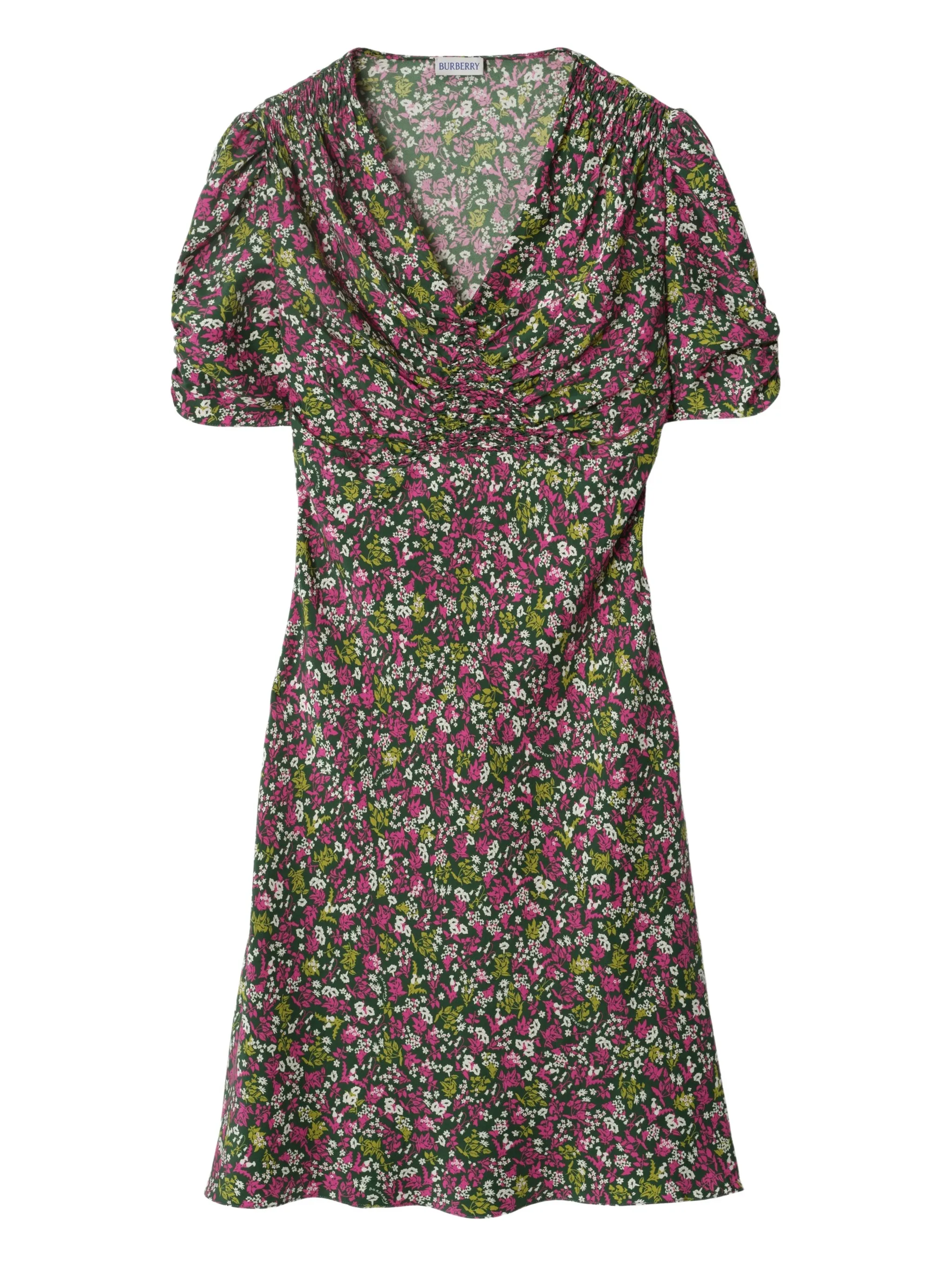 

Платье мини Ditsy с цветочным принтом Burberry, черный