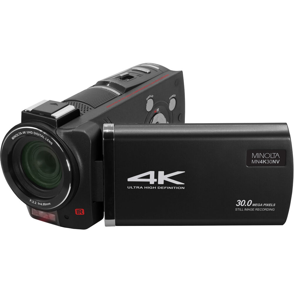 

Видеокамера Minolta MN4K30NV UHD 4K IR с ночным видением (черная)