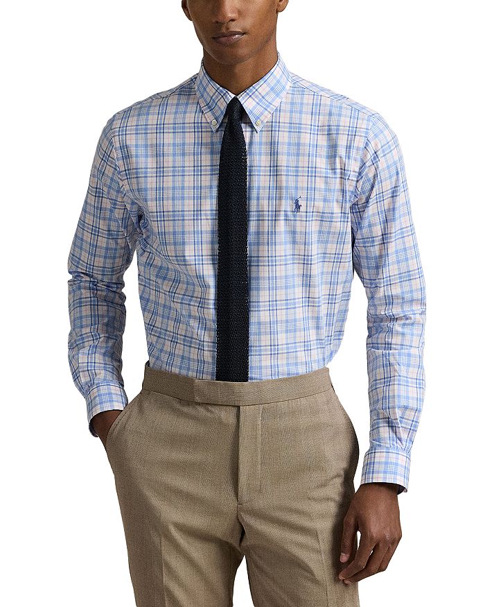 

Рубашка Slim Fit Stretch Poplin Polo Ralph Lauren, мультиколор