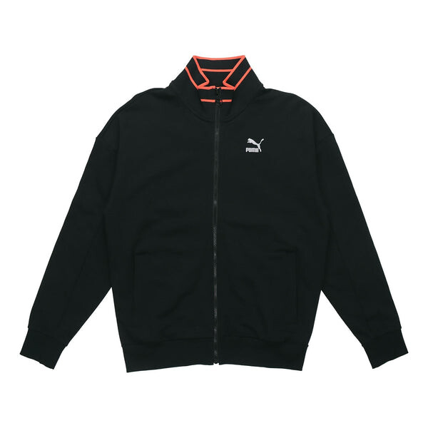 

Толстовка tfs stand collar zipper casual sports black Puma, черный