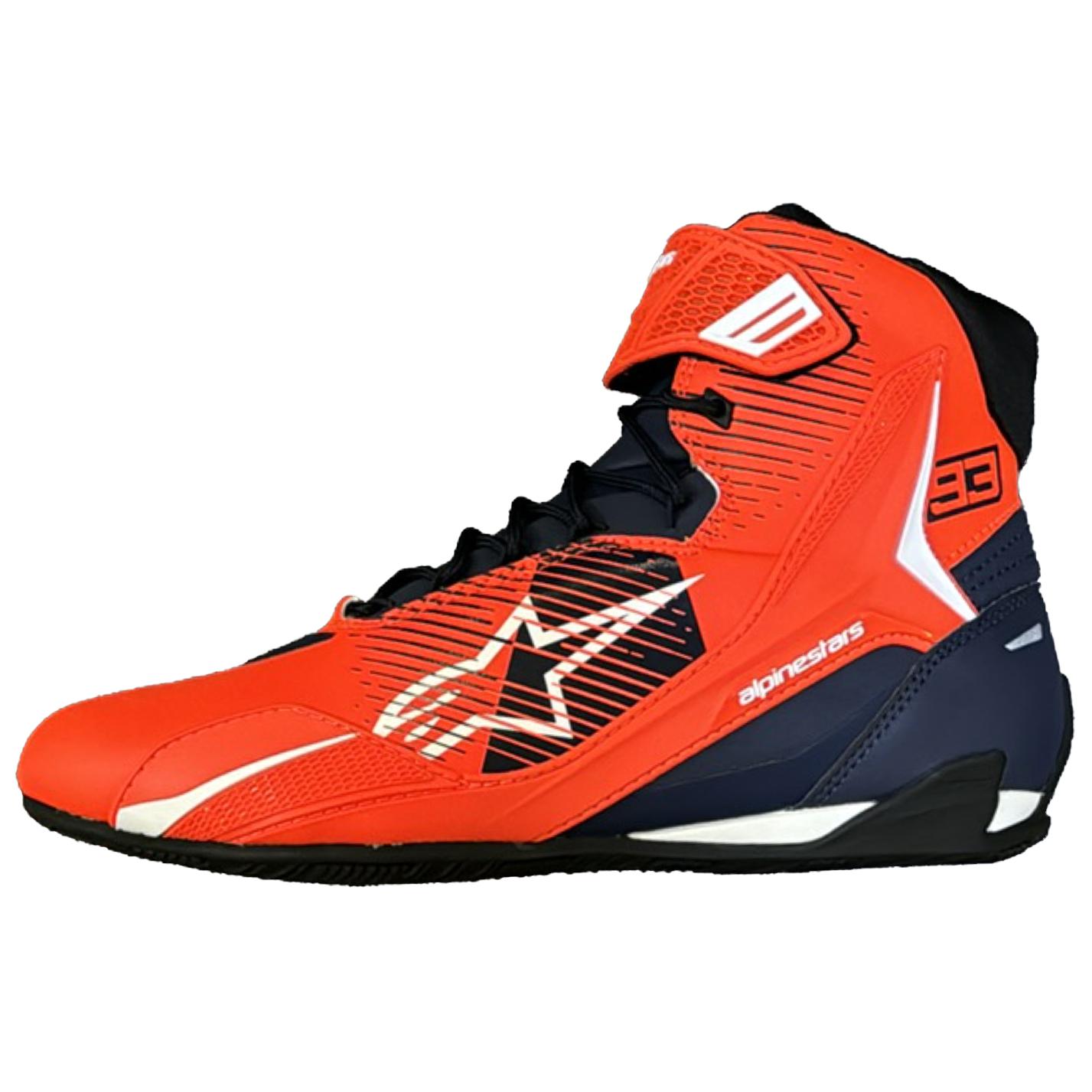 

ALPINESTARS FASTER 4 Противоскользящие износостойкие высокие велотуфли мужские красные