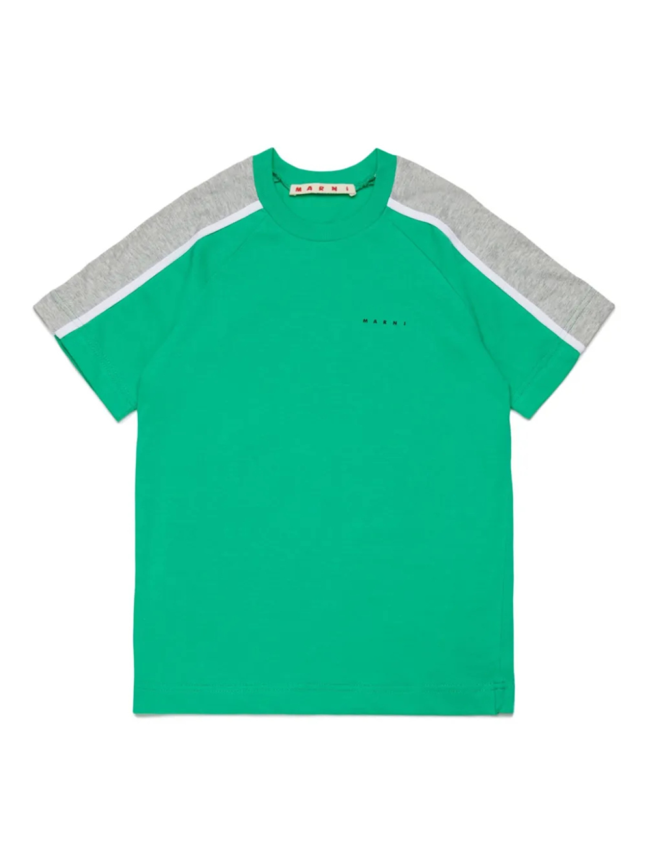 

Футболка Marni Kids из хлопка, зеленый