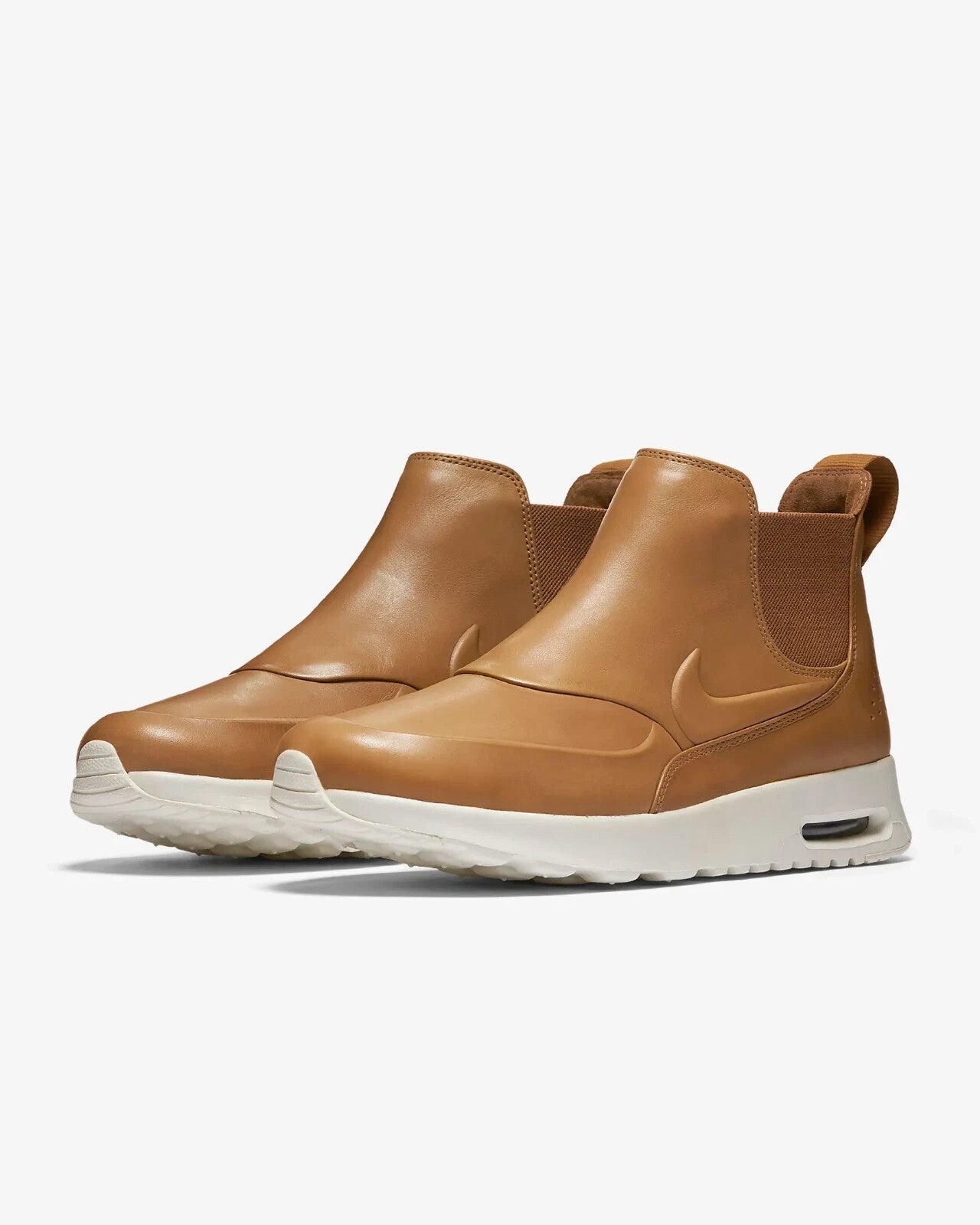 Кроссовки женские Nike Air Max Thea Mid 859550-001 из черной кожи HAM528