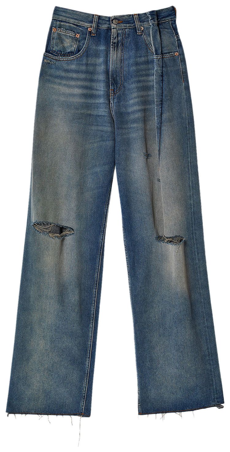 

Брюки MM6 Maison Margiela 5 Pockets Pants 'Grey Blue', синий