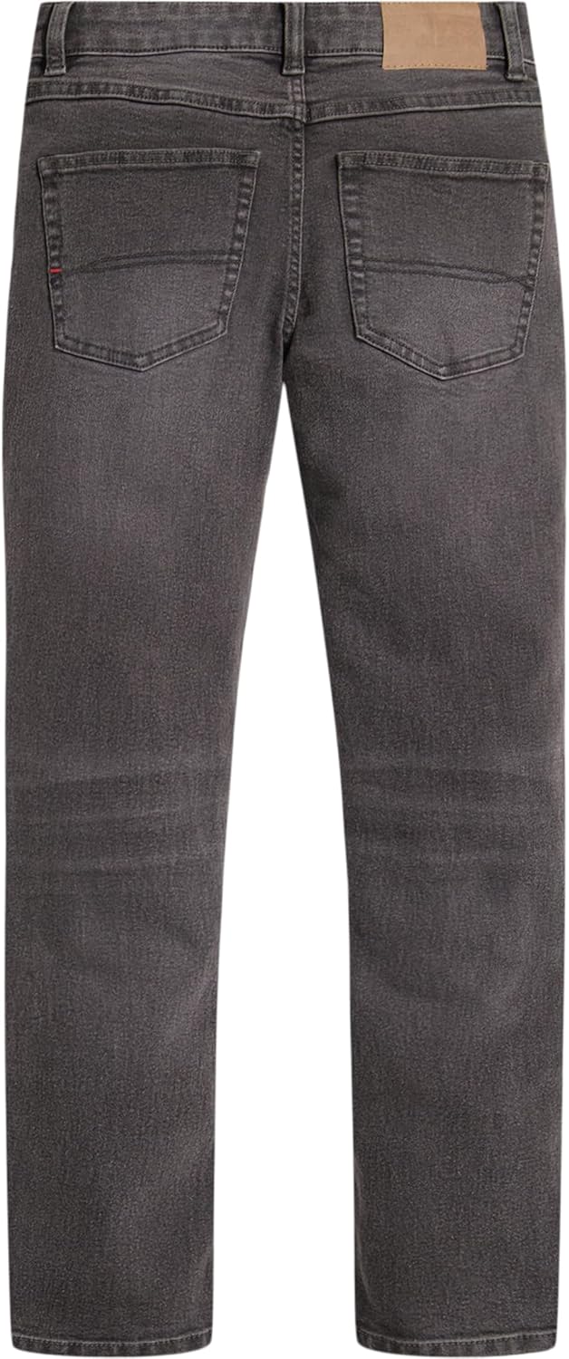 Джинсы Tommy Hilfiger Boys Legacy с пятью карманами, эластичные, облегающие, Classic Charcoal — фото 2