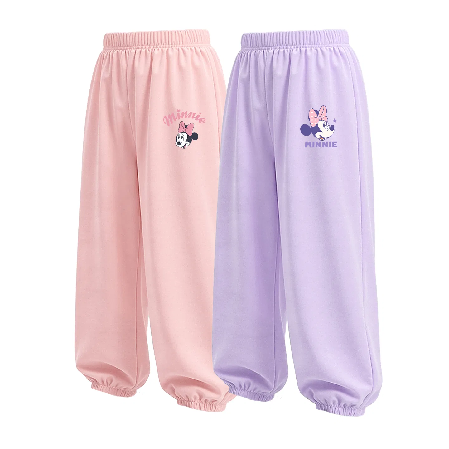 Шорты детские спортивные Disney Kids Pants Thin Sports, светло-розовый