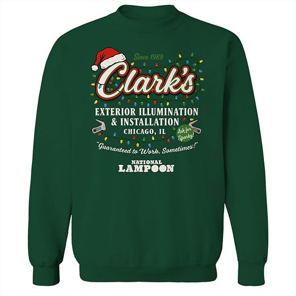 

Мужская толстовка с принтом National Lampoon's Christmas Vacation Clark's Exterior Illumination and Installation Licensed Character