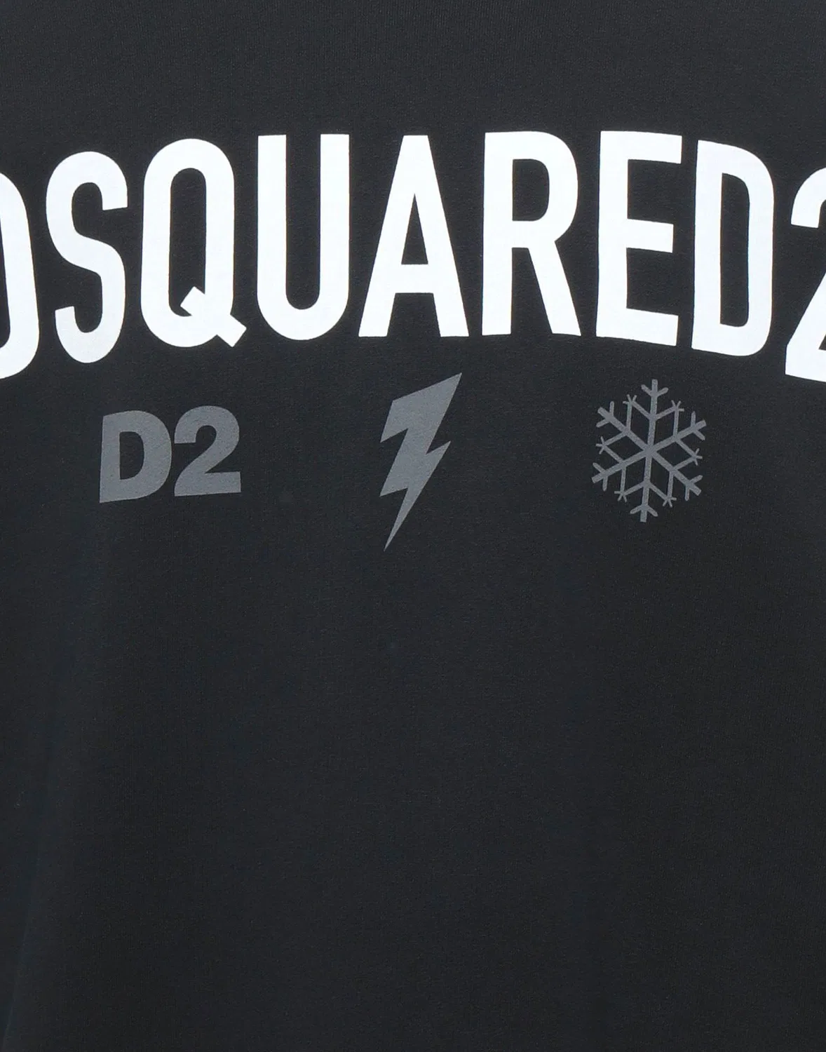 Свитшот с принтом DSQUARED2 черный — фото 4