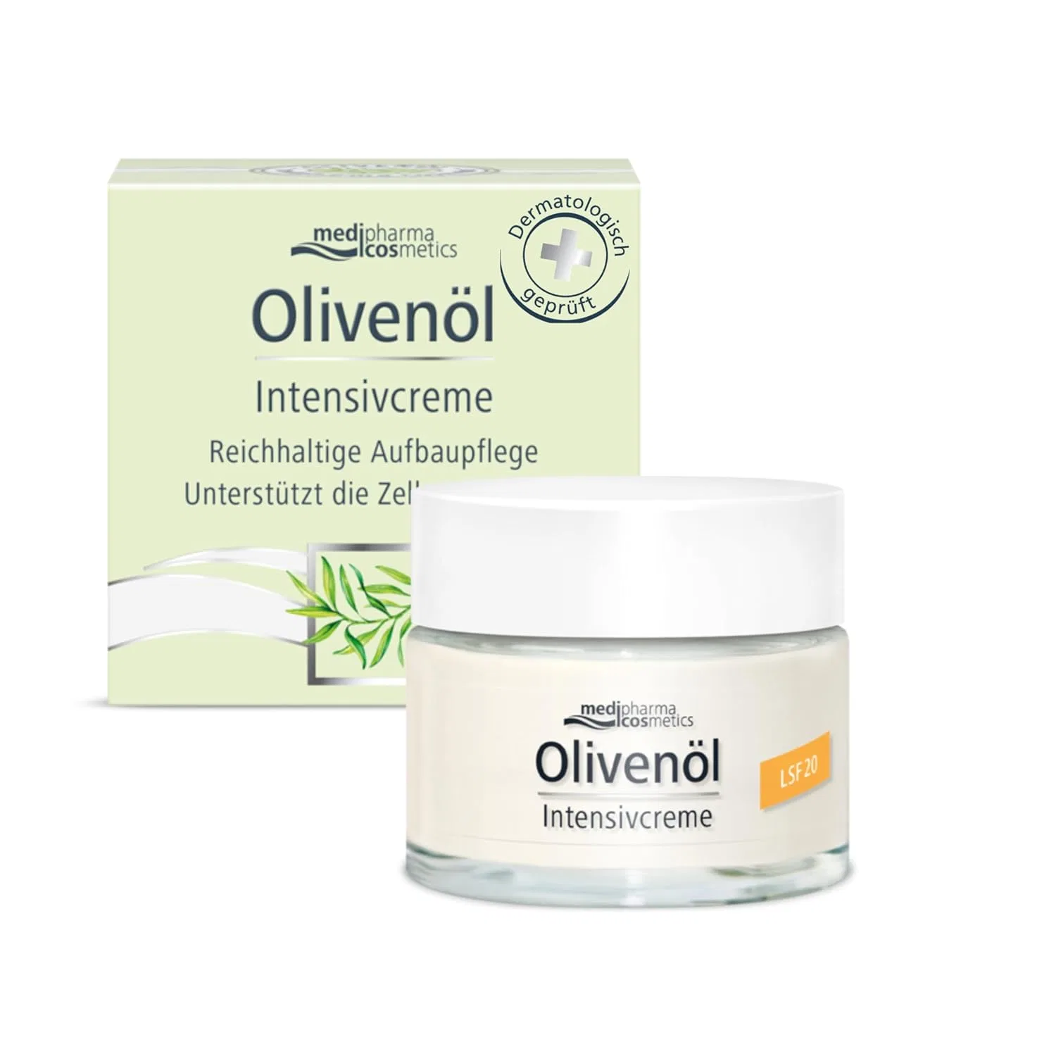 Крем для лица SPF20 MEDIPHARMA COSMETICS Интенсивный с оливковым маслом от