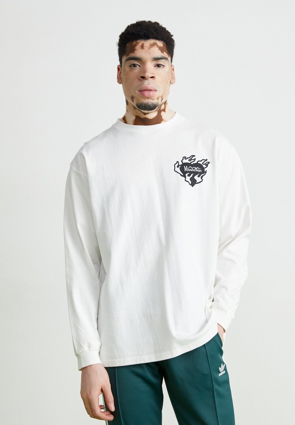 

Топ с длинными рукавами TEE BANDANA Manastash, белый