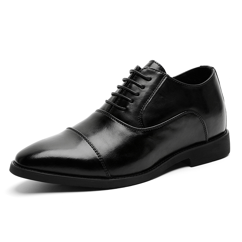 

Высота 7 см. Повседневная обувь для мужчин JETRAM, Black (Hidden Wedge)