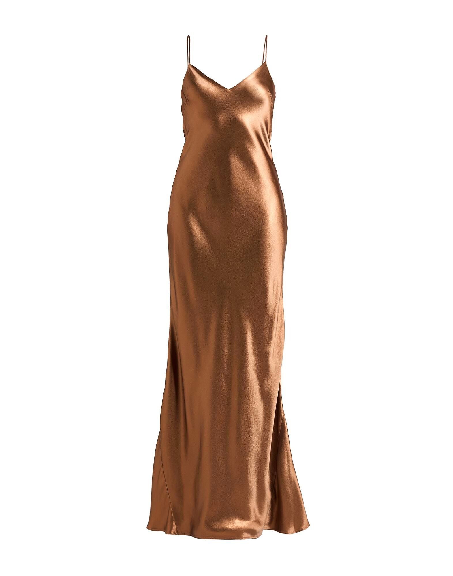 

Макси платье Galvan London, бронзовый